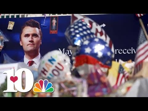 A look at the preparations in place for Charlie Kirk's memorial service