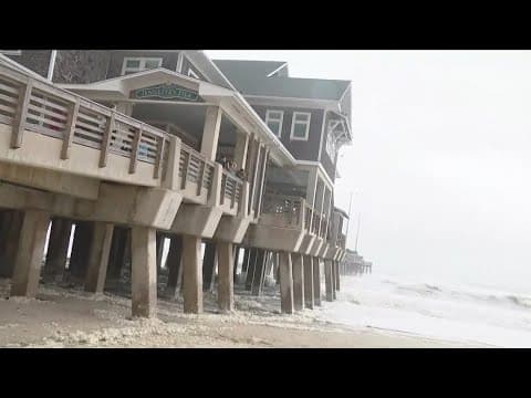 Tracking Hurricane Erin from Kill Devil Hills, North Carolina