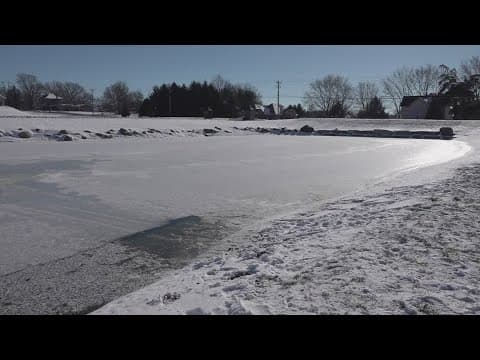 Here's how to keep yourself safe around frozen ponds