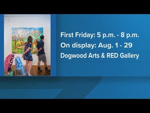 Local artists on display during First Friday