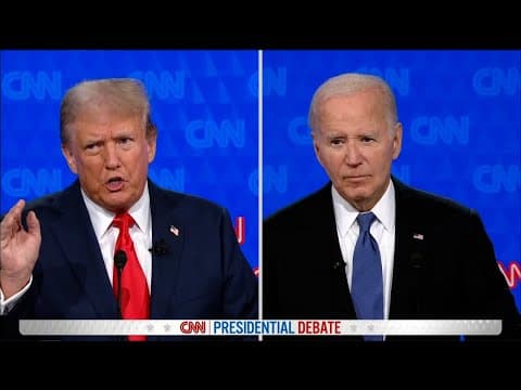 First 2024 Biden-Trump Debate: 'They're taking Black jobs," Trump says of undocumented immigrants