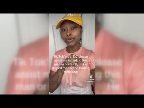 New Orleans woman’s viral TikTok sparks search for man who helped her escape human trafficking