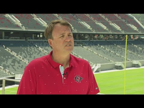 Director of Mission Valley Development Derek Grice answers questions ahead of Snapdragon opening