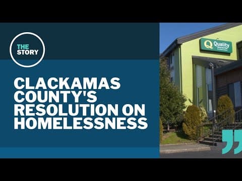 After dropping homeless housing, Clackamas County issues lofty resolution