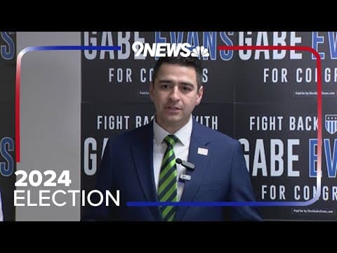 Gabe Evans speaks after Caraveo concedes in CD8