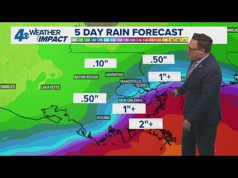 New Orleans Weather: Showers return for the first weekend of October