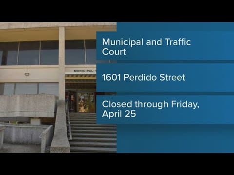 Municipal and Traffic Court closed this week in New Orleans