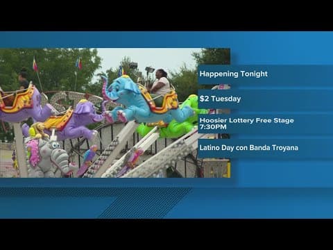 Lots happening Tuesday at the Indiana State Fair