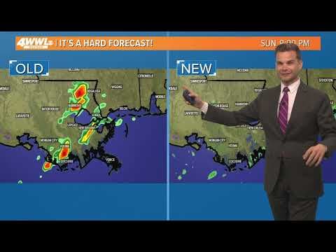 Rain chances lower for Sunday parades -- 40% chance of storms