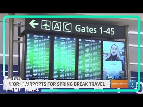 TPA listed as one of the worst airports for spring break