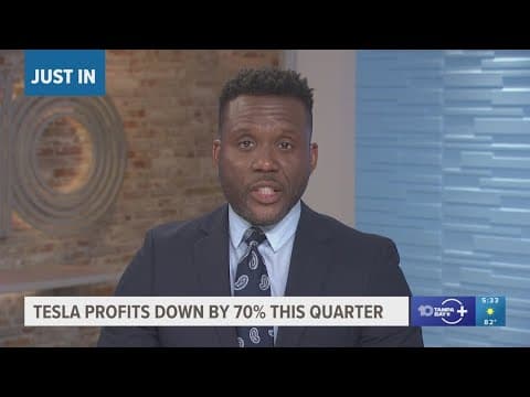 Tesla profits down 70% this quarter