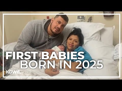 Hospitals around Portland-area announce first babies born in 2025