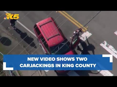 'I knew I made a mistake': Carjacking victim recounts being forced out of vehicle in King County
