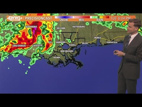 New Orleans Weather: Flood threat increases Tuesday night