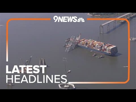 Latest Headlines | Cleanup efforts continue after Baltimore's Francis Scott Key Bridge collapse