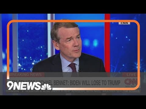Colorado Senator Michael Bennet comments on President Biden