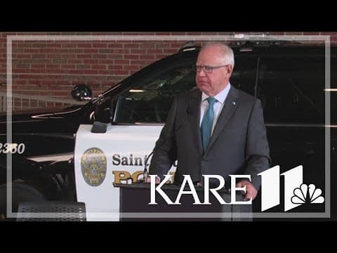 Gov. Tim Walz speaks about Londregan case