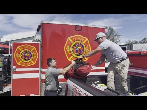 Louisiana search and rescue teams deployed to Florida in advance of Hurricane Milton