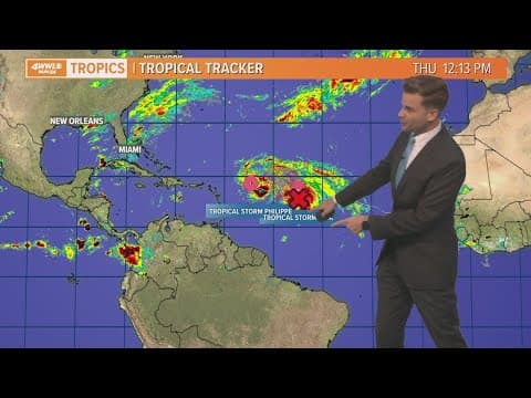 Thursday morning tropical uopdate: Tropical Storm Rina forms, Philippe looking weak