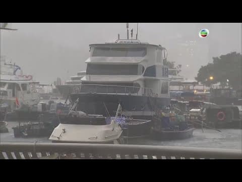 Deadly typhoon brings massive damage to Taiwan and Hong Kong