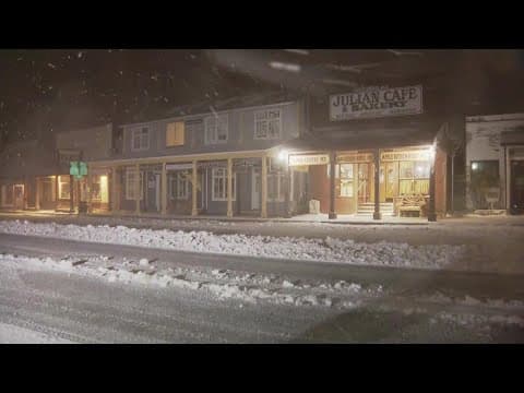 San Diego winter storms bring gusty winds, rain, mountain snow