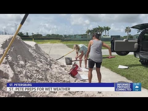 St. Pete preps for rainy weather with sandbag stations