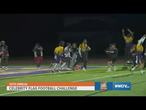 RGIII's flag football team takes early lead in Celebrity Flag Football Challenge
