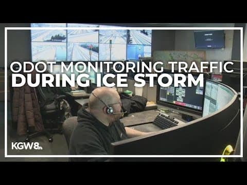 ODOT’s Traffic Management Operations Center works to keep traffic moving