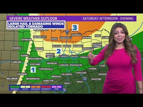 DFW Weather: Strong storms possible Memorial Day weekend
