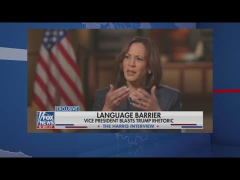 Kamala Harris sits down for interview with FOX News