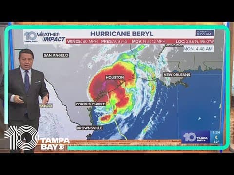 Tracking the Tropics: Hurricane Beryl makes landfall in Texas