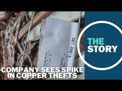 Companies try to combat copper wire theft as incidents spike in Oregon, Washington