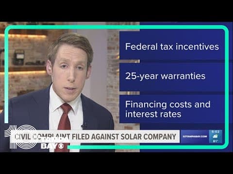 Civil complaint filed against solar company