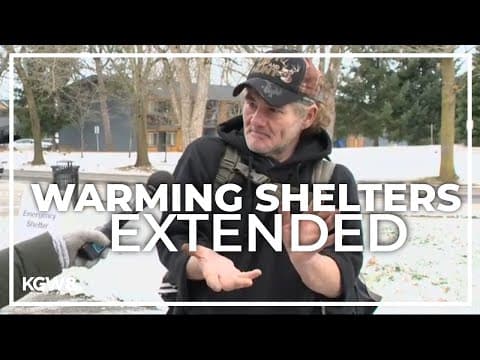Portland ice storm prompts warming shelter extended hours