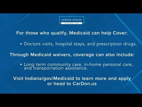 CarDon Senior Resource Tips - Applying for Medicaid