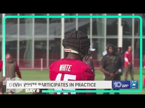 Devin White reports on first day of training camp for Bucs