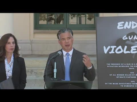 California Attorney General  urges state to follow San Diego's lead when it comes to gun control