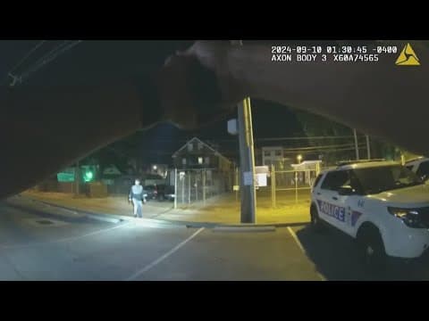 Police release bodycam showing moments leading to officers fatally shooting man outside substation