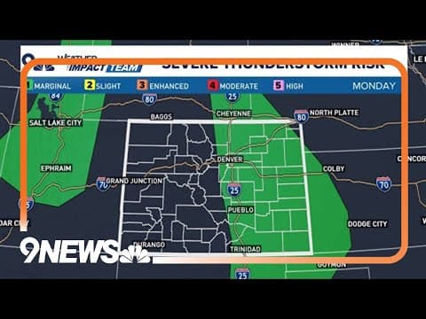 Denver weather: Warm with afternoon showers and storms