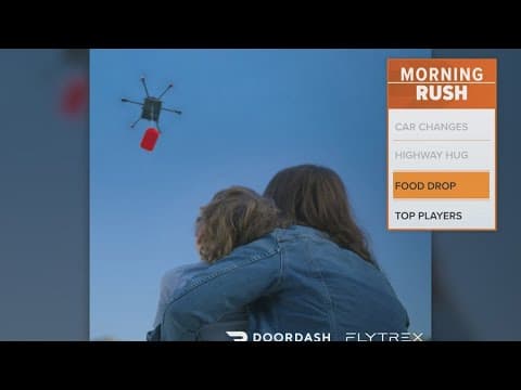 Some North Texans could receive their next DoorDash order from the sky