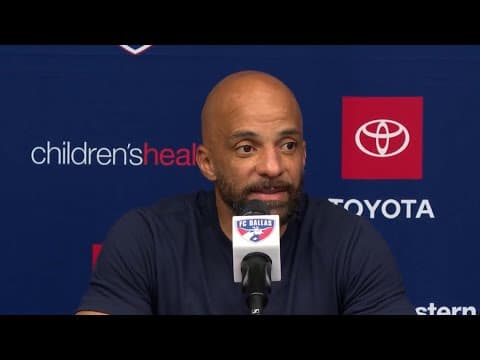 FC Dallas interim coach Peter Luccin full introductory press conference | 6.11.24
