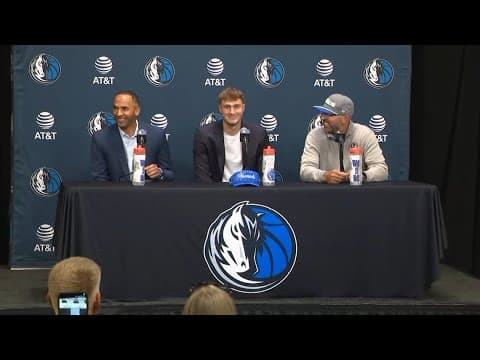 LIVE: Cooper Flagg introductory press conference with the Mavs