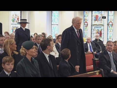 Trump attends morning church service ahead of inauguration