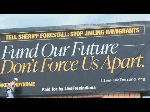 New billboards in Marion County call out the sheriff to stop working with ICE