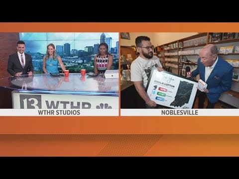 How many tornadoes, rainfall, and snowfall has Chuck Lofton tracked in Indiana?