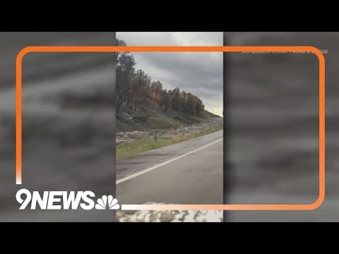 Mudslides, flooding in Lee Fire burn scar area near Meeker