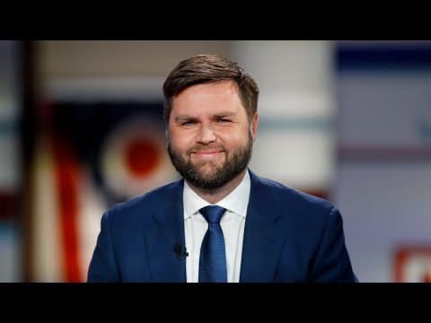 JD Vance speaks to supporters after winning Ohio's open US Senate seat