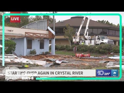 Starting over again in Crystal River after storms