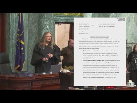 New request to remove judge from Delphi murders case