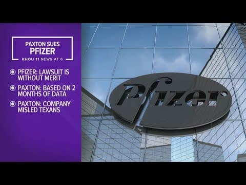 Texas Attorney General Ken Paxton sues Pfizer over COVID-19 vaccine